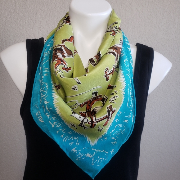 Sundance Accessories - Sundance | 100% Silk Cowboy Rodeo Scarf Ascot